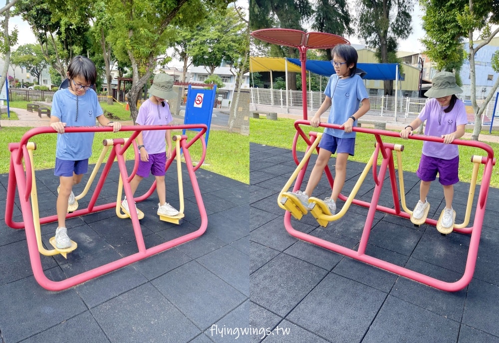 彰化埔鹽┃崑崙兒童公園。2022年8月正式啟用的公園,位於埔鹽交通要道旁,設有停車格,離埔鹽順澤宮不遠,可以順遊! - 第37張圖